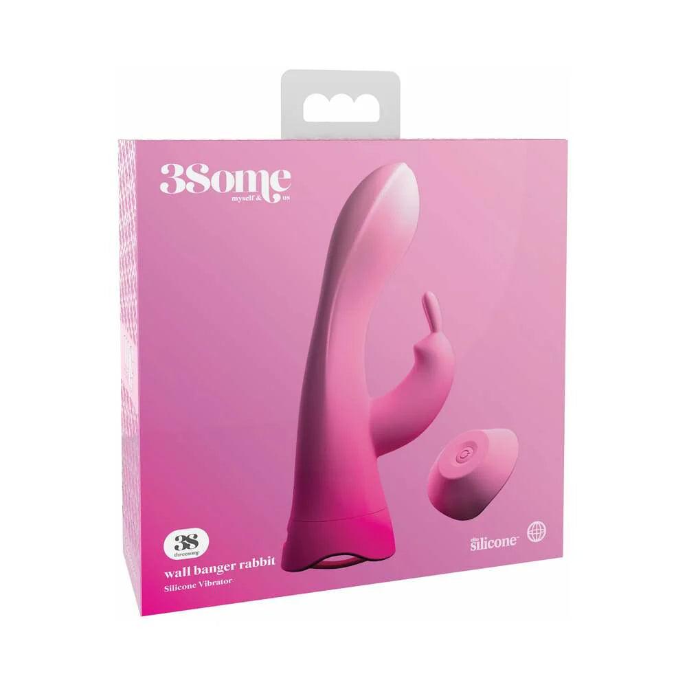 Pipedream 3Some Wall Banger Rabbit Vibrator With Suction Cup - Buy At Luxury Toy X - Free 3-Day Shipping