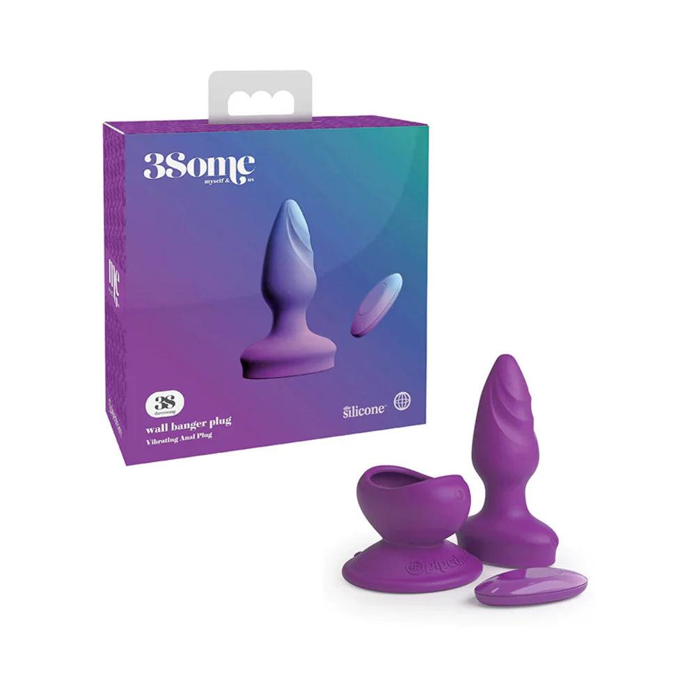 Pipedream 3Some Wall Banger Vibrating Anal Plug - Buy At Luxury Toy X - Free 3-Day Shipping