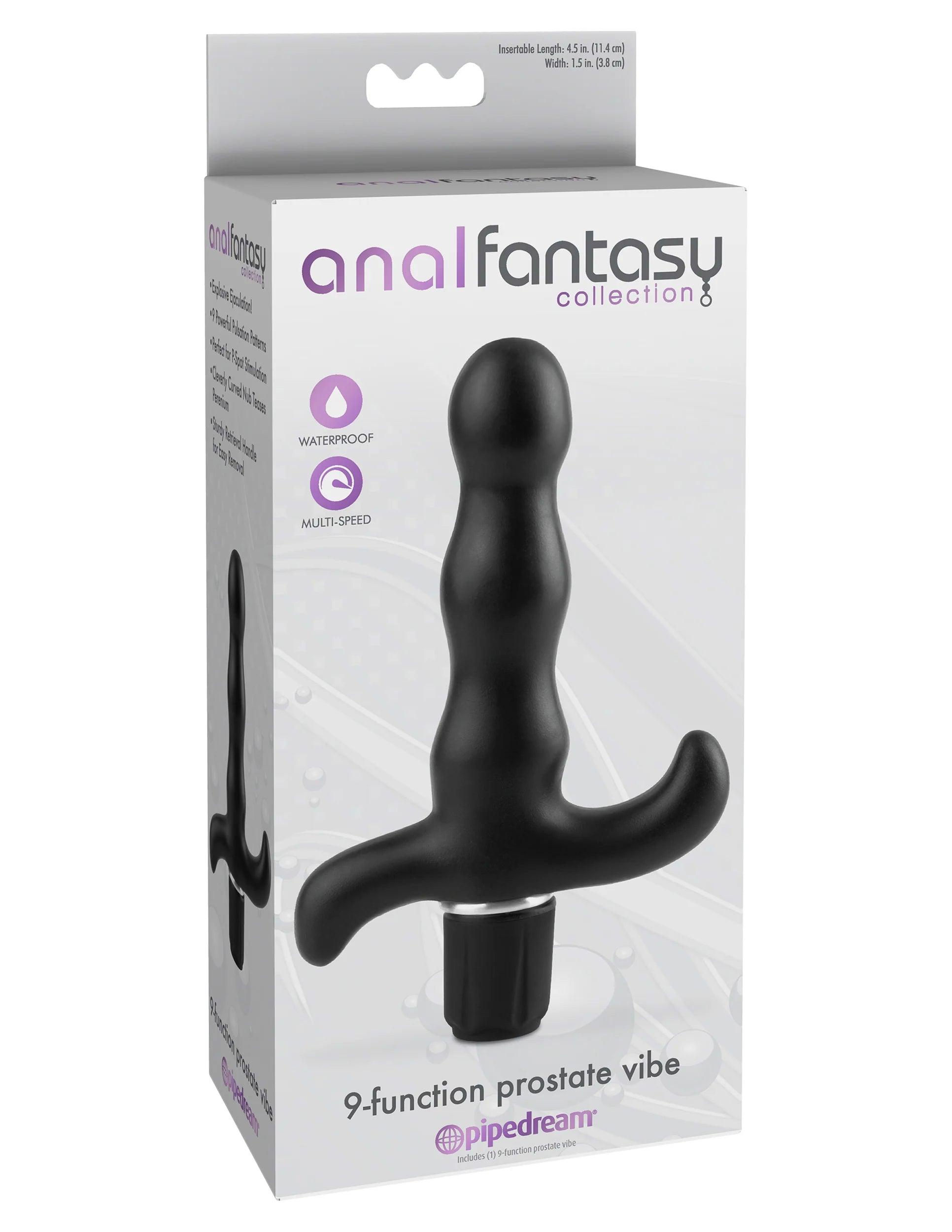 Pipedream Anal Fantasy Collection 9-Function Prostate Vibrator - Buy At Luxury Toy X - Free 3-Day Shipping