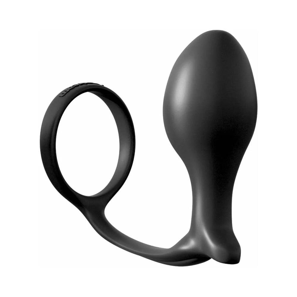 Pipedream Anal Fantasy Collection Silicone Ass-Gasm Cock Ring Advanced Plug - Buy At Luxury Toy X - Free 3-Day Shipping