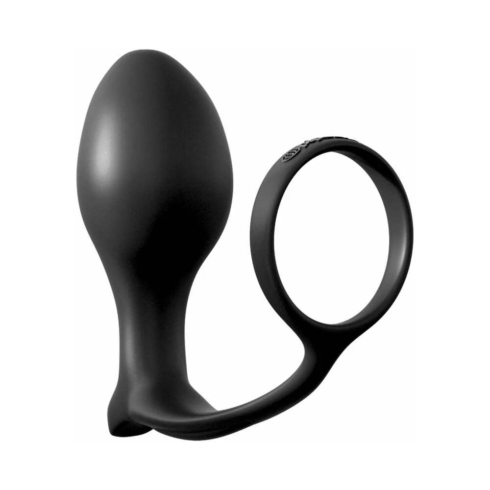 Pipedream Anal Fantasy Collection Silicone Ass-Gasm Cock Ring Advanced Plug - Buy At Luxury Toy X - Free 3-Day Shipping