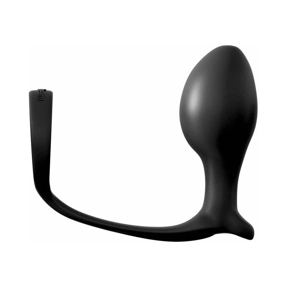 Pipedream Anal Fantasy Collection Silicone Ass-Gasm Cock Ring Advanced Plug - Buy At Luxury Toy X - Free 3-Day Shipping