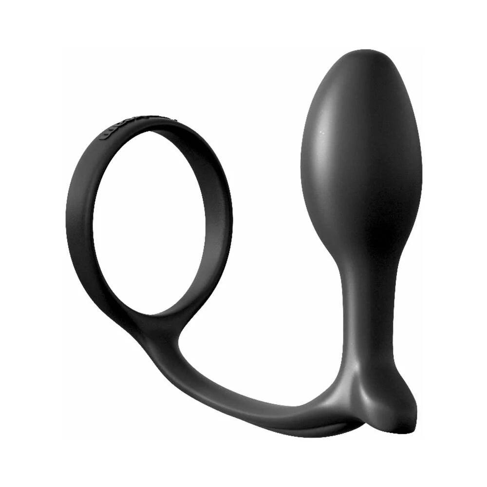 Pipedream Anal Fantasy Collection Silicone Ass-Gasm Cock Ring Beginner's Plug - Buy At Luxury Toy X - Free 3-Day Shipping