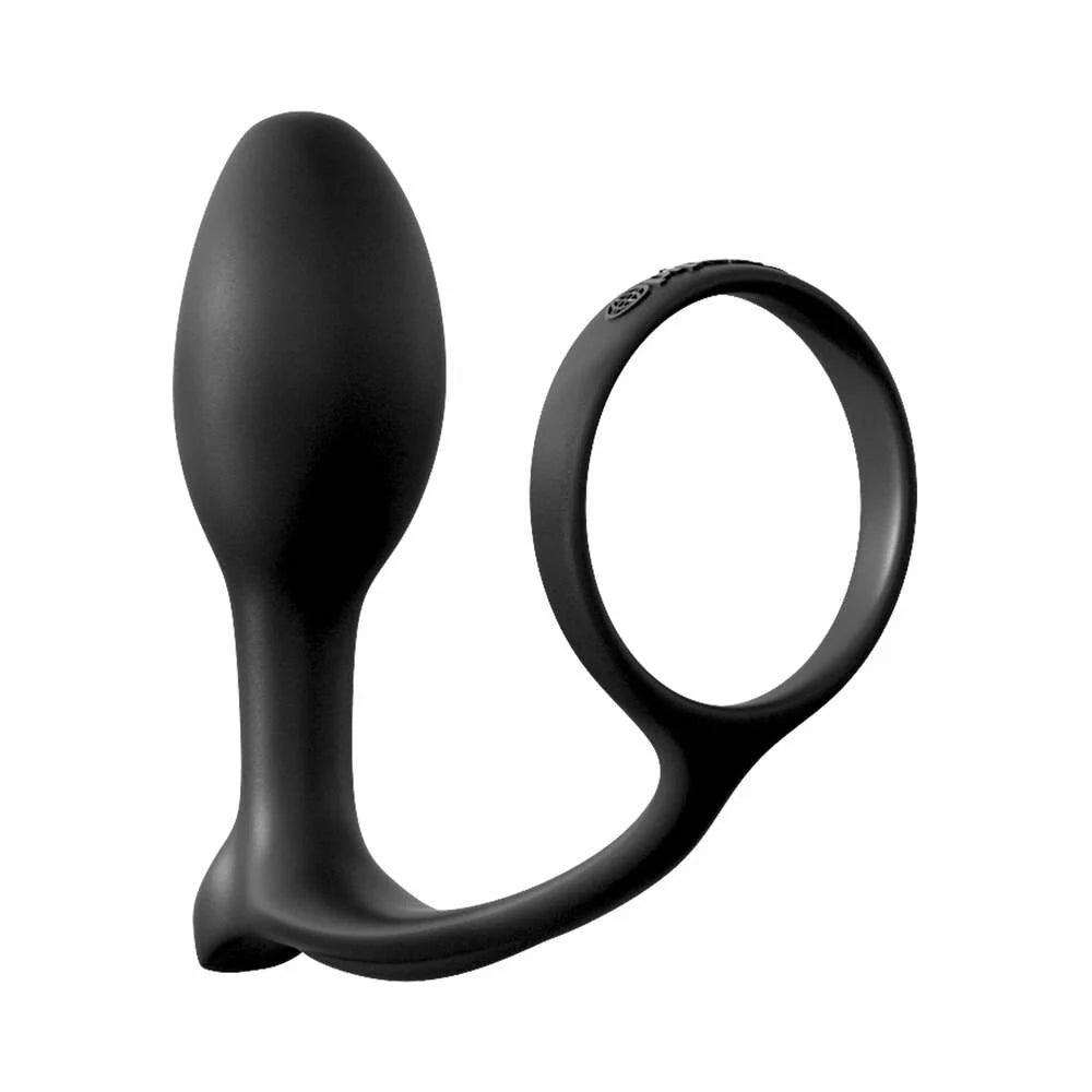 Pipedream Anal Fantasy Collection Silicone Ass-Gasm Cock Ring Beginner's Plug - Buy At Luxury Toy X - Free 3-Day Shipping