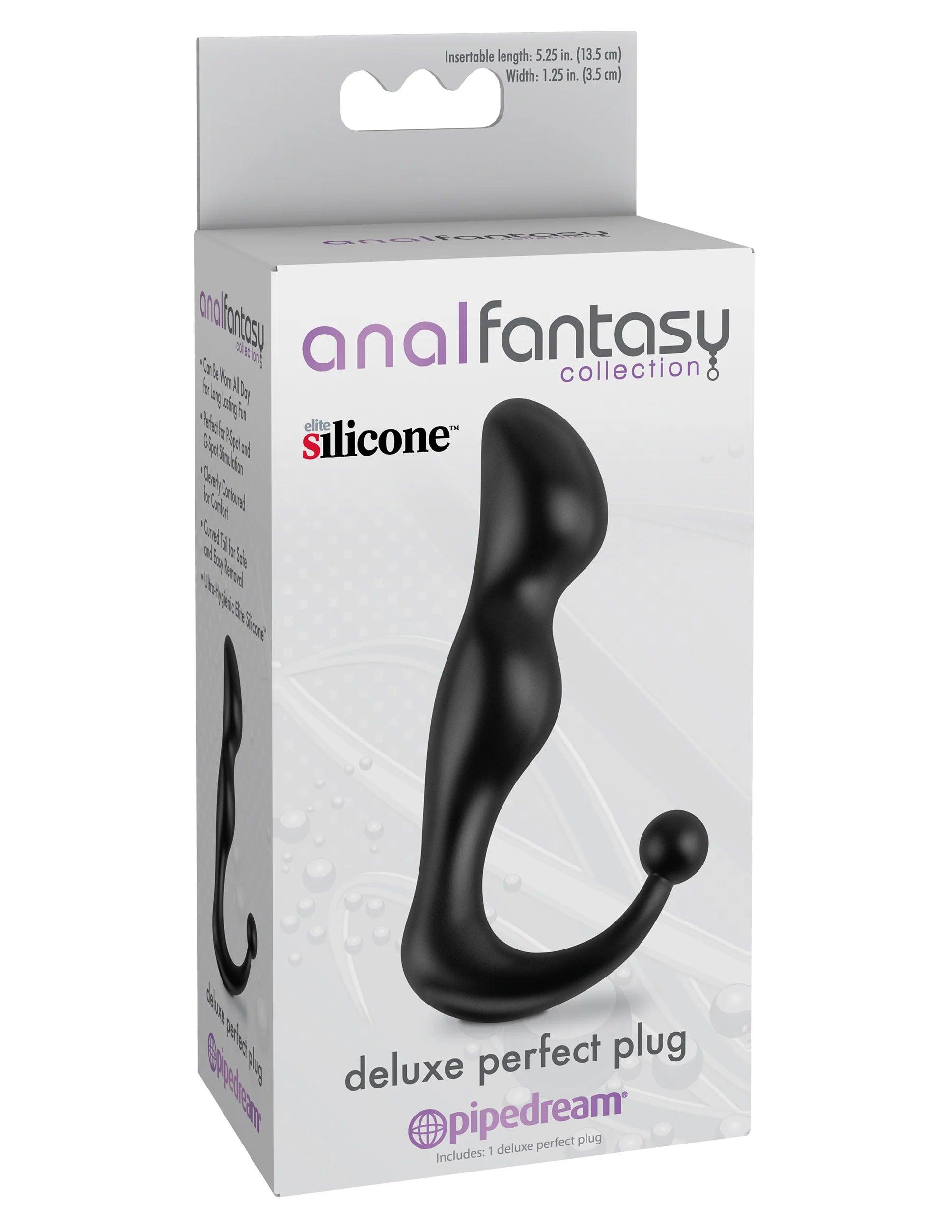 Pipedream Anal Fantasy Collection Silicone Deluxe Perfect Plug - Buy At Luxury Toy X - Free 3-Day Shipping