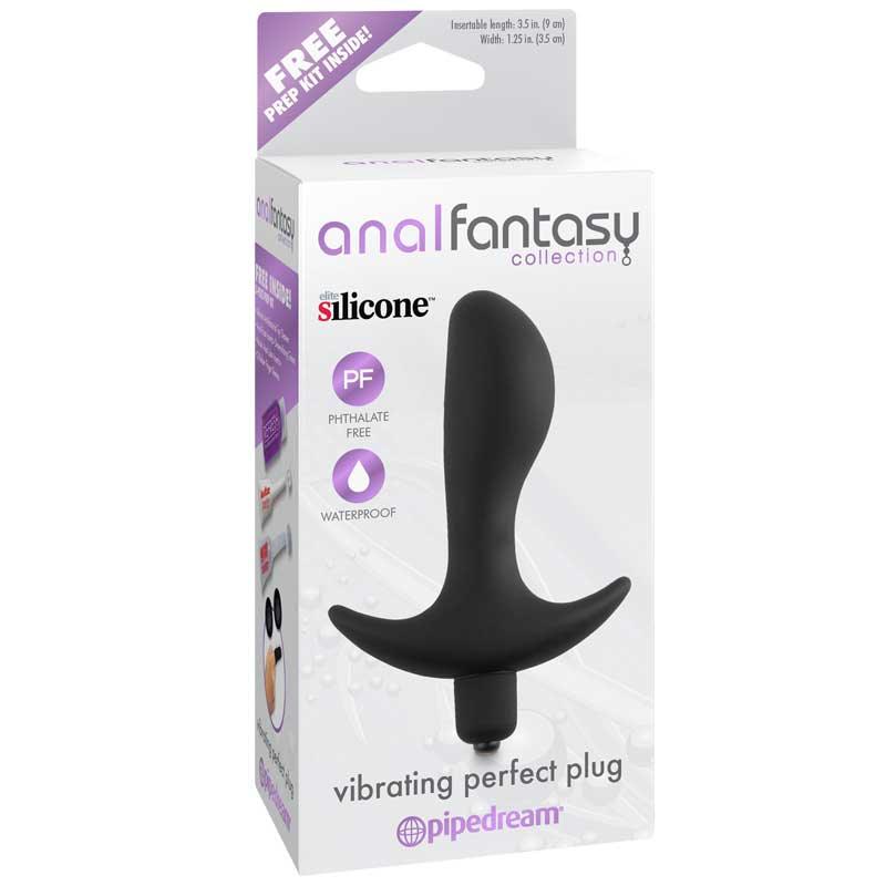 Pipedream Anal Fantasy Collection Silicone Vibrating Perfect Plug - Buy At Luxury Toy X - Free 3-Day Shipping