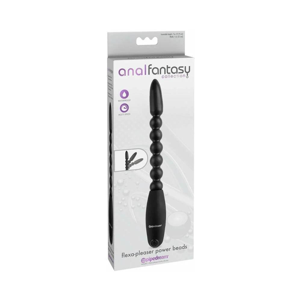 Pipedream Anal Fantasy Collection Vibrating Bendable Flexa-Pleaser Power Beads - Buy At Luxury Toy X - Free 3-Day Shipping