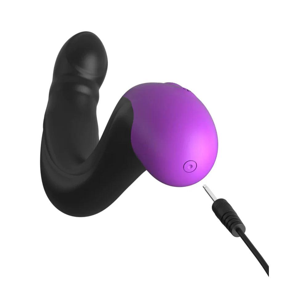 Pipedream Anal Fantasy Elite Collection Rechargeable Silicone Hyper-Pulse P-Spot Massager - Buy At Luxury Toy X - Free 3-Day Shipping