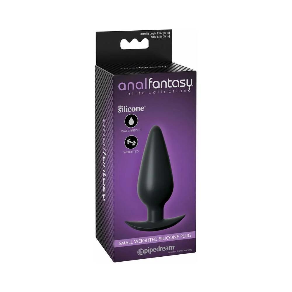 Pipedream Anal Fantasy Elite Collection Small Weighted Silicone Plug - Buy At Luxury Toy X - Free 3-Day Shipping