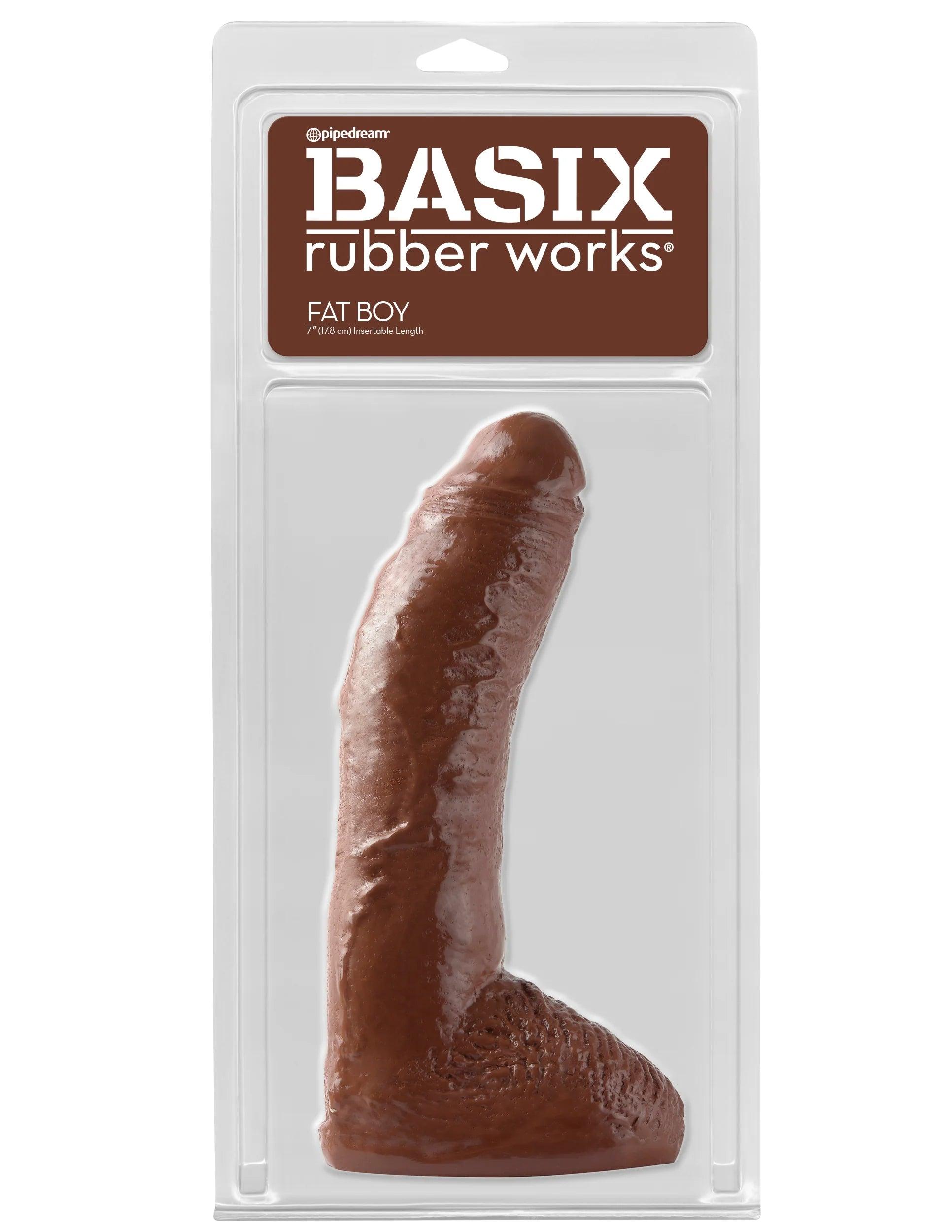 Pipedream Basix Rubber Works Fat Boy Dong 10in - Buy At Luxury Toy X - Free 3-Day Shipping