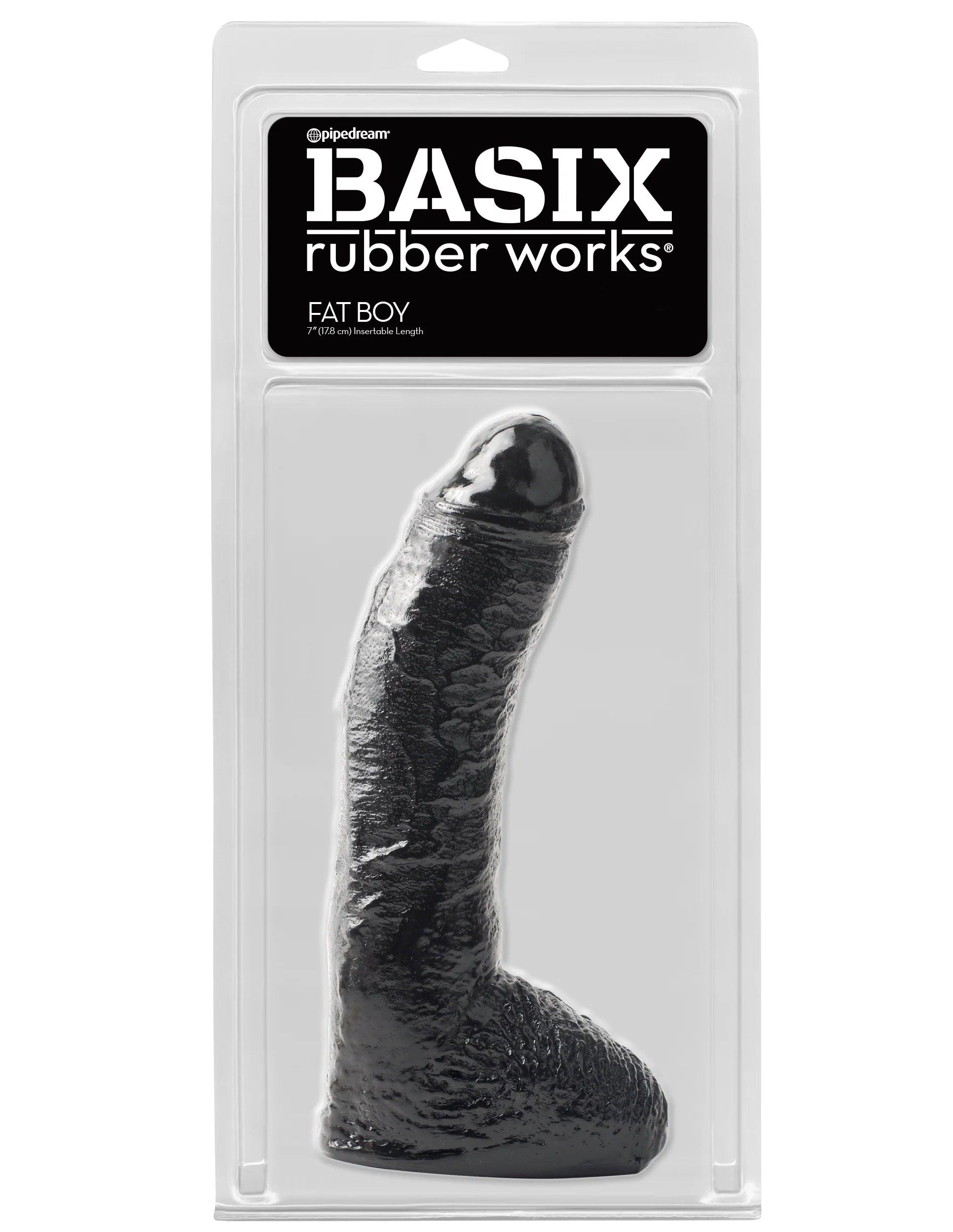 Pipedream Basix Rubber Works Fat Boy Dong 10in - Buy At Luxury Toy X - Free 3-Day Shipping