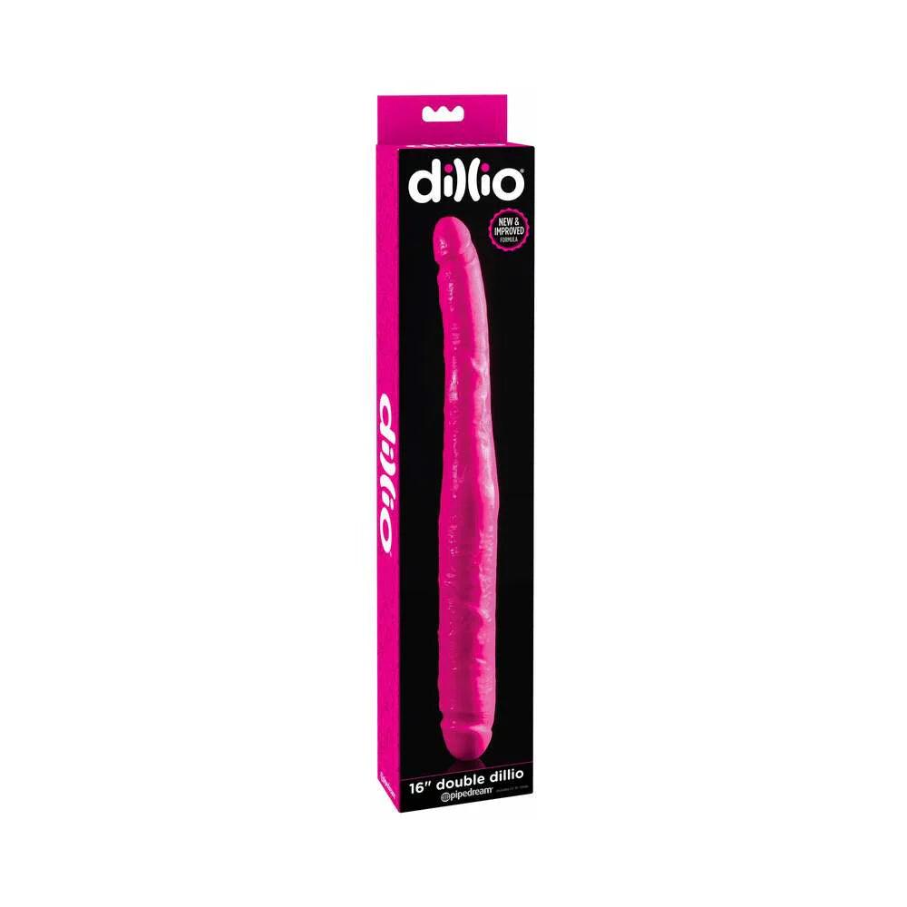 Pipedream Dillio 16 in. Double Dong Realistic Dual-Ended Dildo - Buy At Luxury Toy X - Free 3-Day Shipping