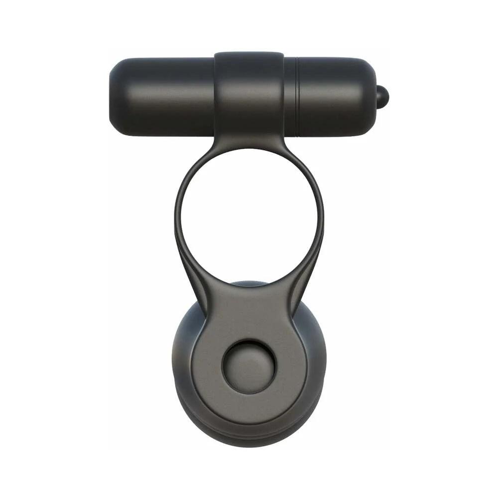 Pipedream Fantasy C-Ringz Posable Partner Double Penetrator Cock Ring with Bullet - Buy At Luxury Toy X - Free 3-Day Shipping