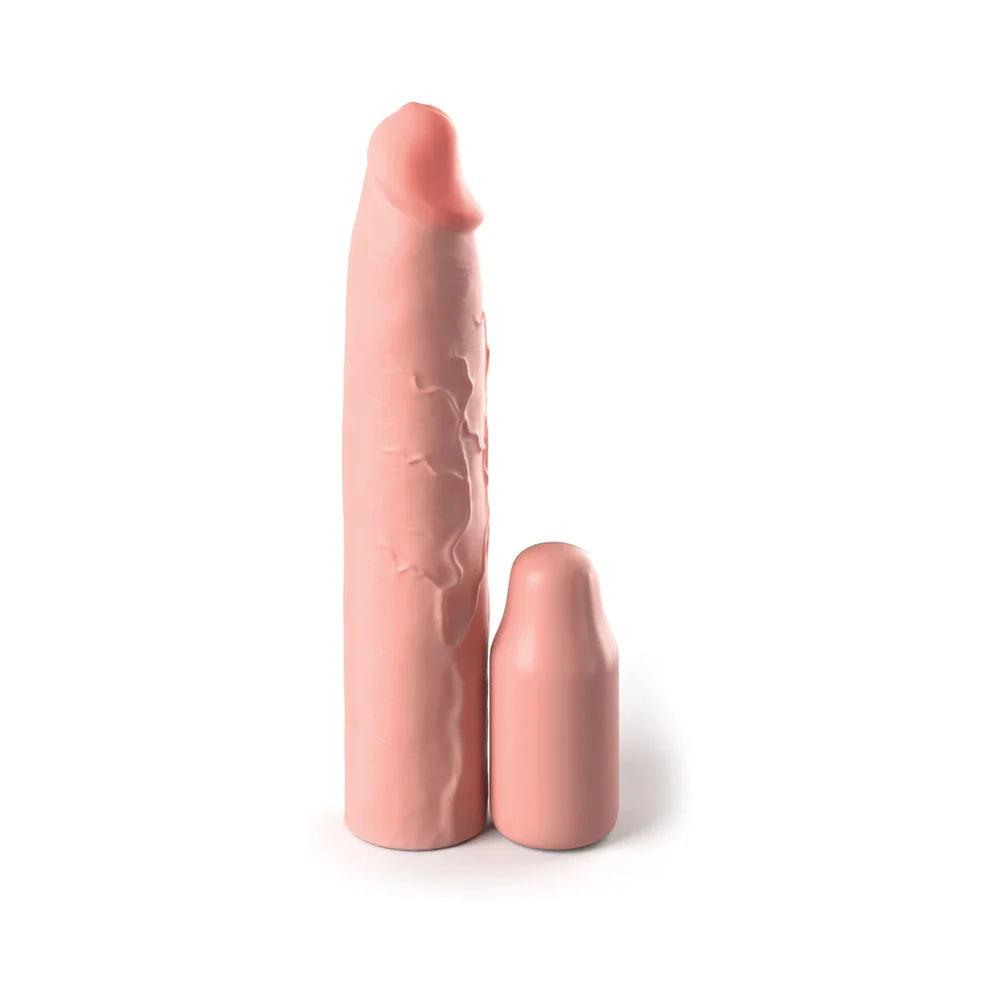 Pipedream Fantasy X-tensions Elite 9 in. Silicone Mega Extension Sleeve with 3 in. Extender - Buy At Luxury Toy X - Free 3-Day Shipping