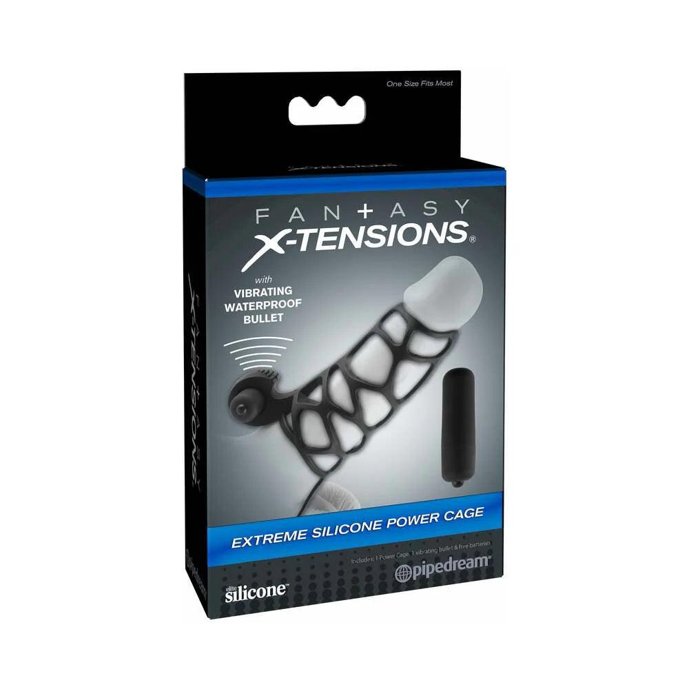 Pipedream Fantasy X-tensions Vibrating Extreme Silicone Power Cage - Buy At Luxury Toy X - Free 3-Day Shipping