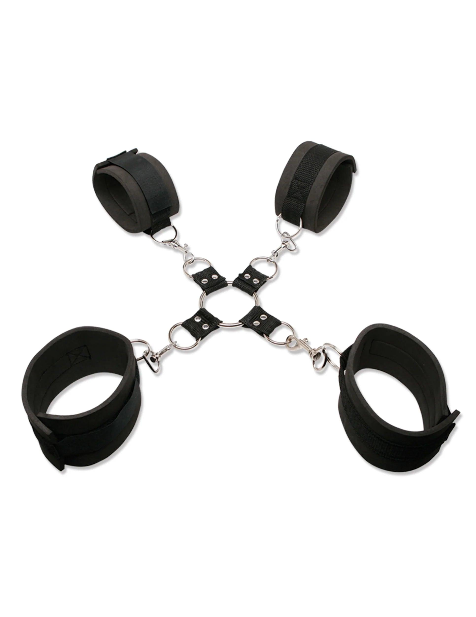 Pipedream Fetish Fantasy Series 3-Piece Extreme Hogtie Kit Black - Buy At Luxury Toy X - Free 3-Day Shipping