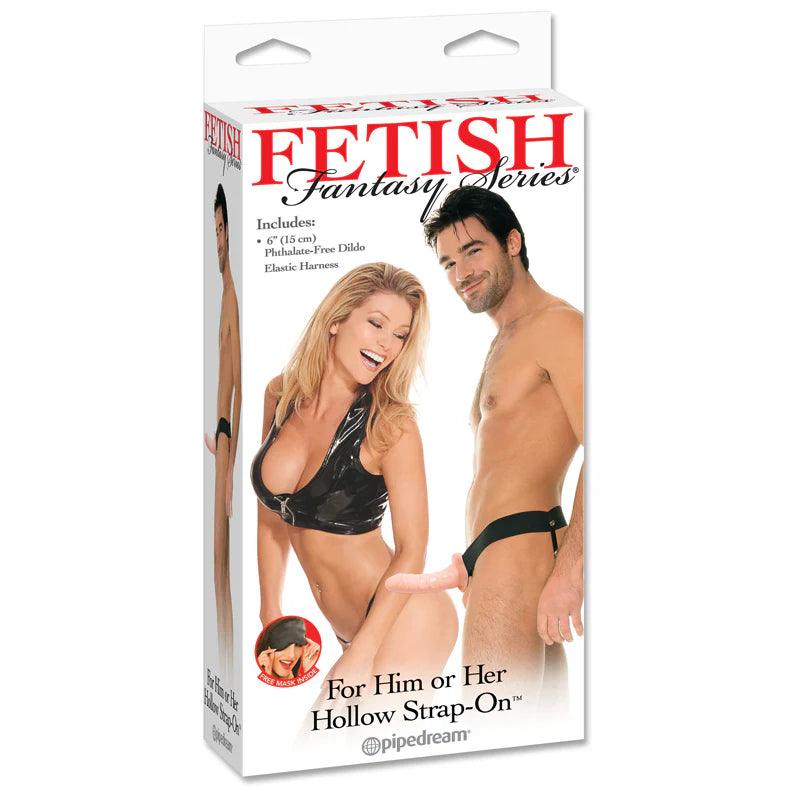 Pipedream Fetish Fantasy Series For Him or Her 6 in. Hollow Strap-On - Buy At Luxury Toy X - Free 3-Day Shipping