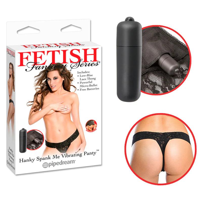 Pipedream Fetish Fantasy Series Hanky Spank Me Vibrating Panty - Buy At Luxury Toy X - Free 3-Day Shipping