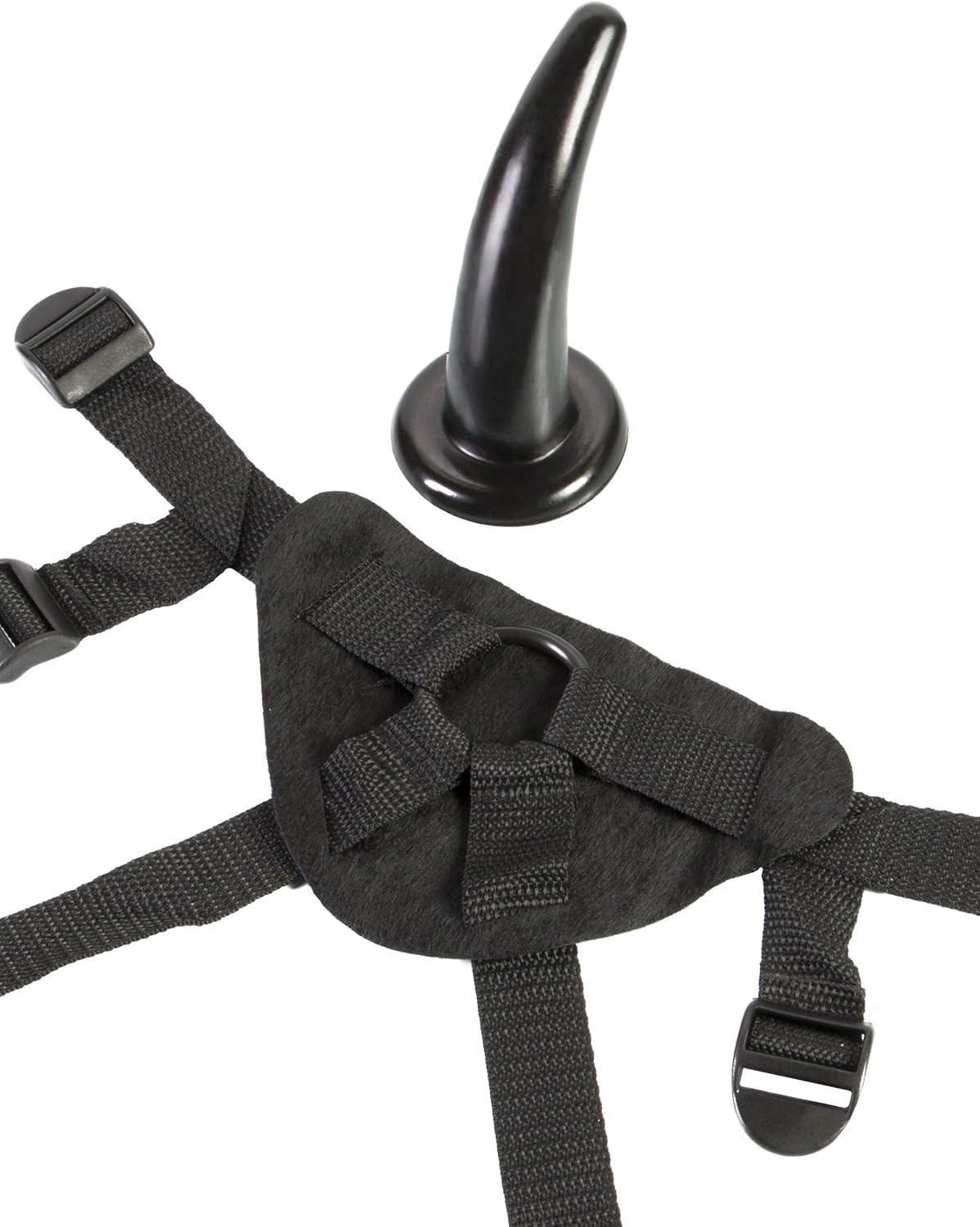 Pipedream Fetish Fantasy Series The Pegger 5 in. Dildo & Strap-On Harness Set - Buy At Luxury Toy X - Free 3-Day Shipping