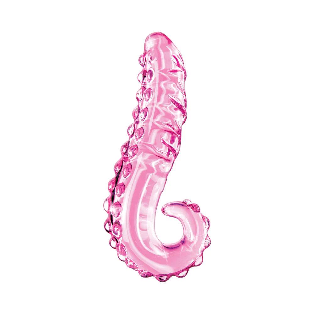 Pipedream Icicles No. 24 Curved Textured 6 in. Glass Dildo With Handle - Buy At Luxury Toy X - Free 3-Day Shipping