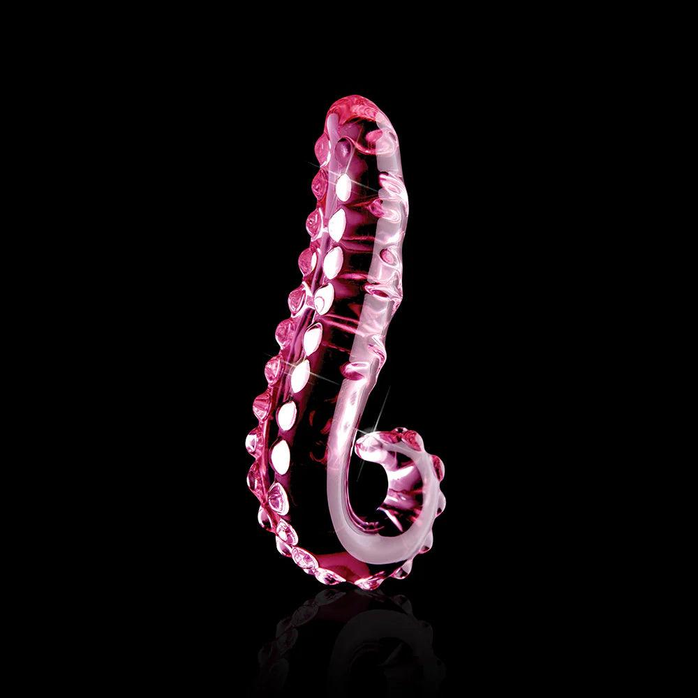 Pipedream Icicles No. 24 Curved Textured 6 in. Glass Dildo With Handle - Buy At Luxury Toy X - Free 3-Day Shipping