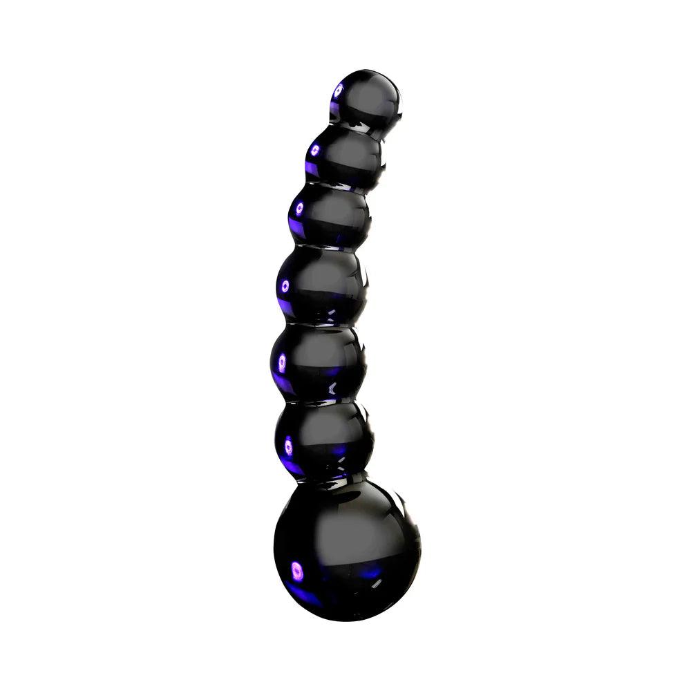 Pipedream Icicles No. 66 Curved Beaded 4.75 in. Glass Dildo - Buy At Luxury Toy X - Free 3-Day Shipping