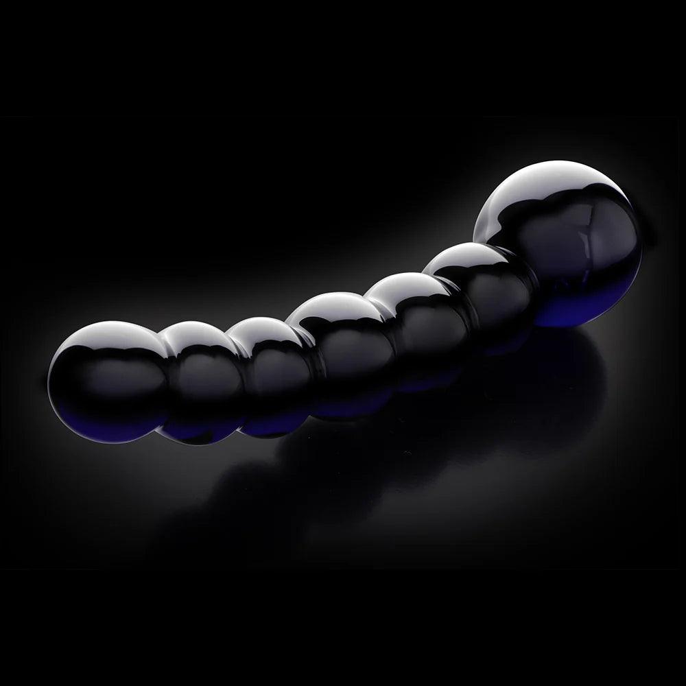 Pipedream Icicles No. 66 Curved Beaded 4.75 in. Glass Dildo - Buy At Luxury Toy X - Free 3-Day Shipping