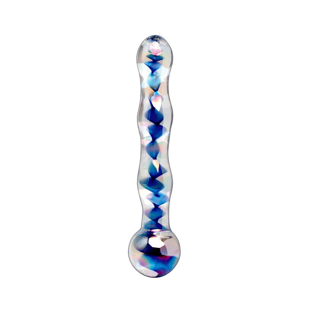 Pipedream Icicles No. 8 Wavy 7 in. Glass Dildo - Buy At Luxury Toy X - Free 3-Day Shipping