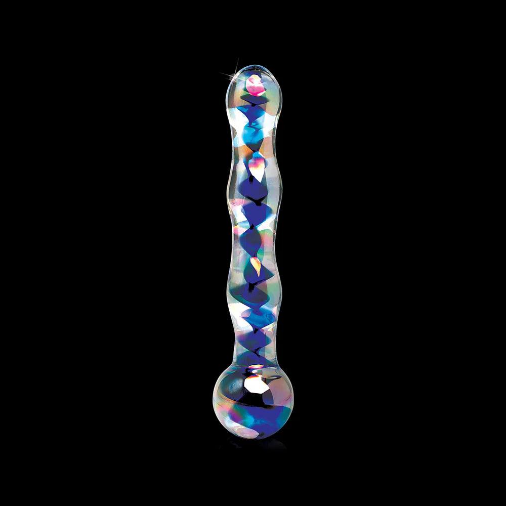 Pipedream Icicles No. 8 Wavy 7 in. Glass Dildo - Buy At Luxury Toy X - Free 3-Day Shipping