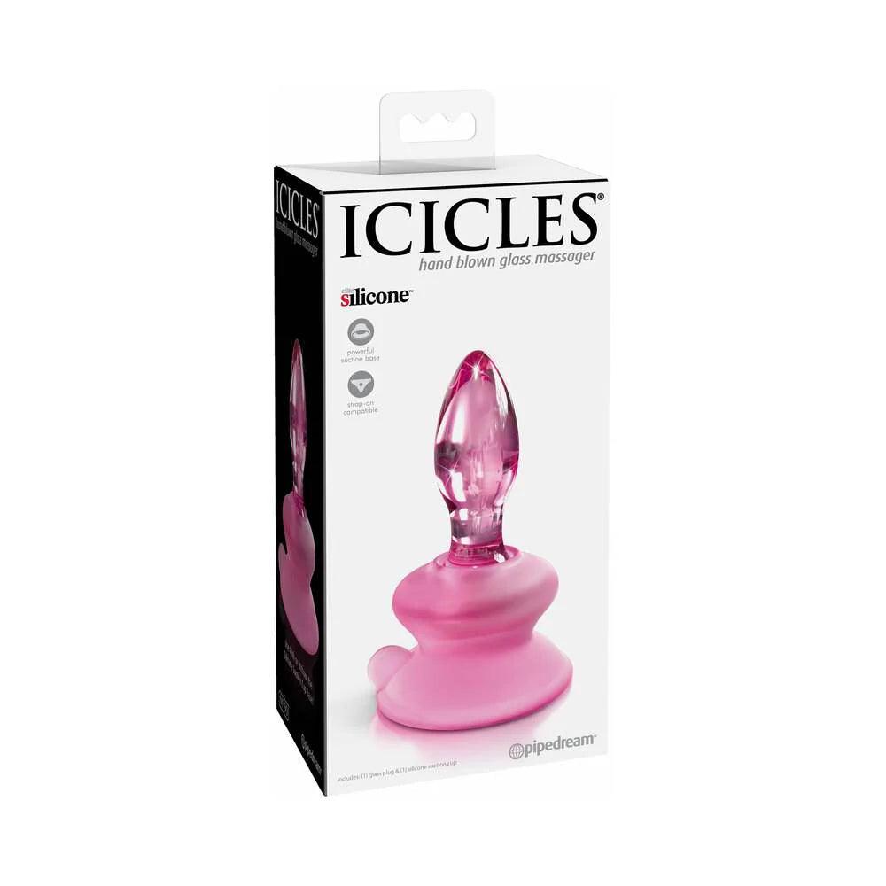 Pipedream Icicles No. 90 Glass Anal Plug With Suction Cup - Buy At Luxury Toy X - Free 3-Day Shipping