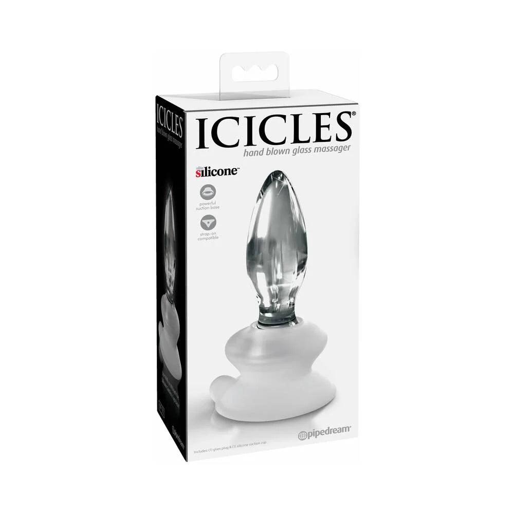 Pipedream Icicles No. 91 Glass Anal Plug With Suction Cup - Buy At Luxury Toy X - Free 3-Day Shipping