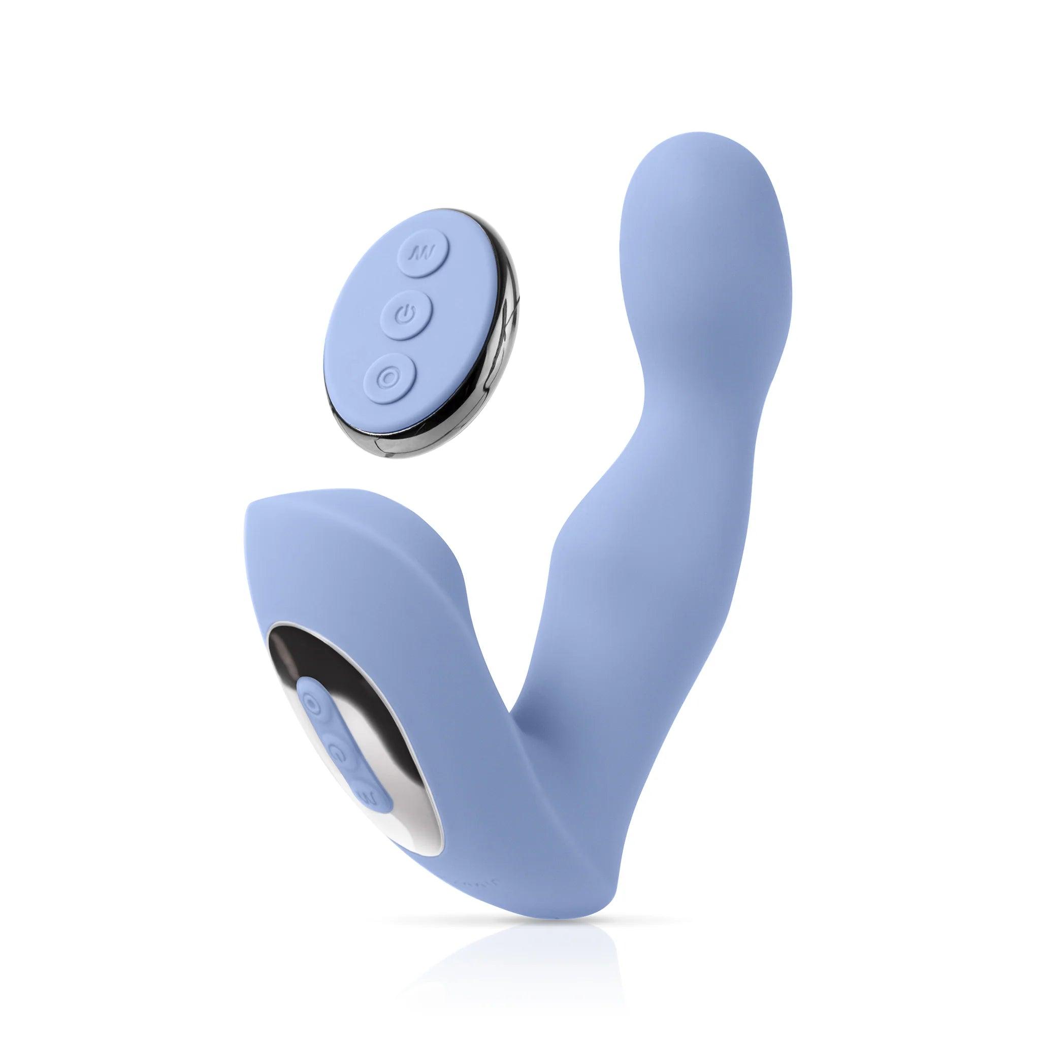 Pipedream JimmyJane Pulsus P-Spot Rechargeable Silicone Dual Stimulator with Remote - Buy At Luxury Toy X - Free 3-Day Shipping