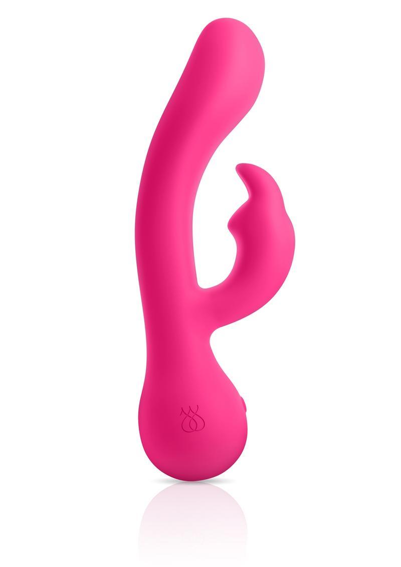 Pipedream Jimmyjane Ruby Rabbit Rechargeable Silicone Flexible Rabbit Vibrator - Buy At Luxury Toy X - Free 3-Day Shipping