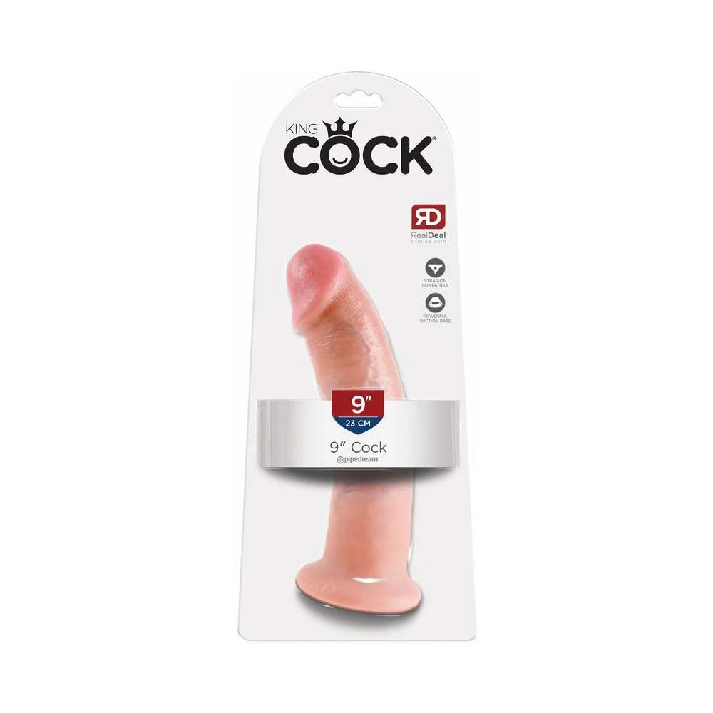 Pipedream King Cock 9 in. Cock Realistic Dildo With Suction Cup - Buy At Luxury Toy X - Free 3-Day Shipping