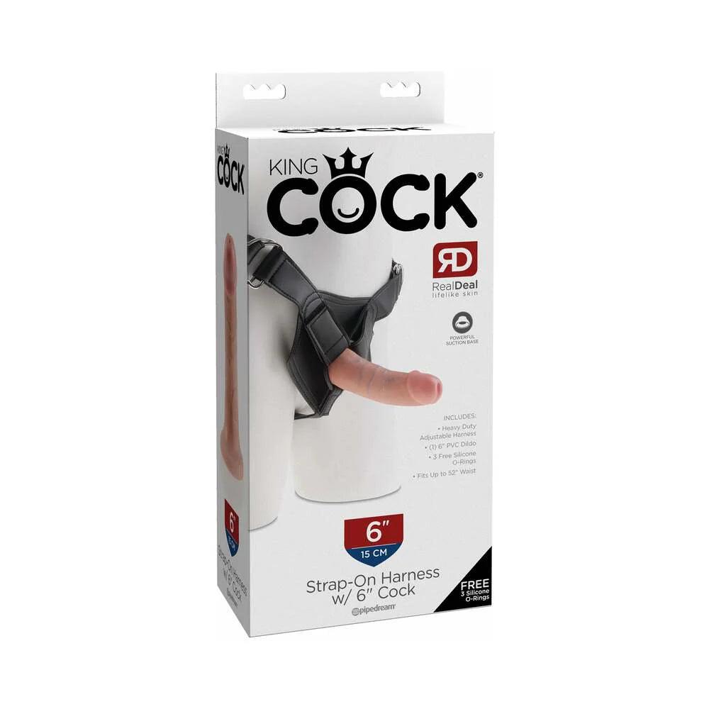 Pipedream King Cock Strap-on Harness With 6 in. Dildo - Buy At Luxury Toy X - Free 3-Day Shipping