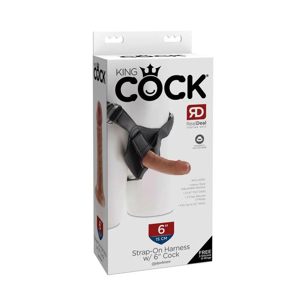 Pipedream King Cock Strap-on Harness With 6 in. Dildo - Buy At Luxury Toy X - Free 3-Day Shipping