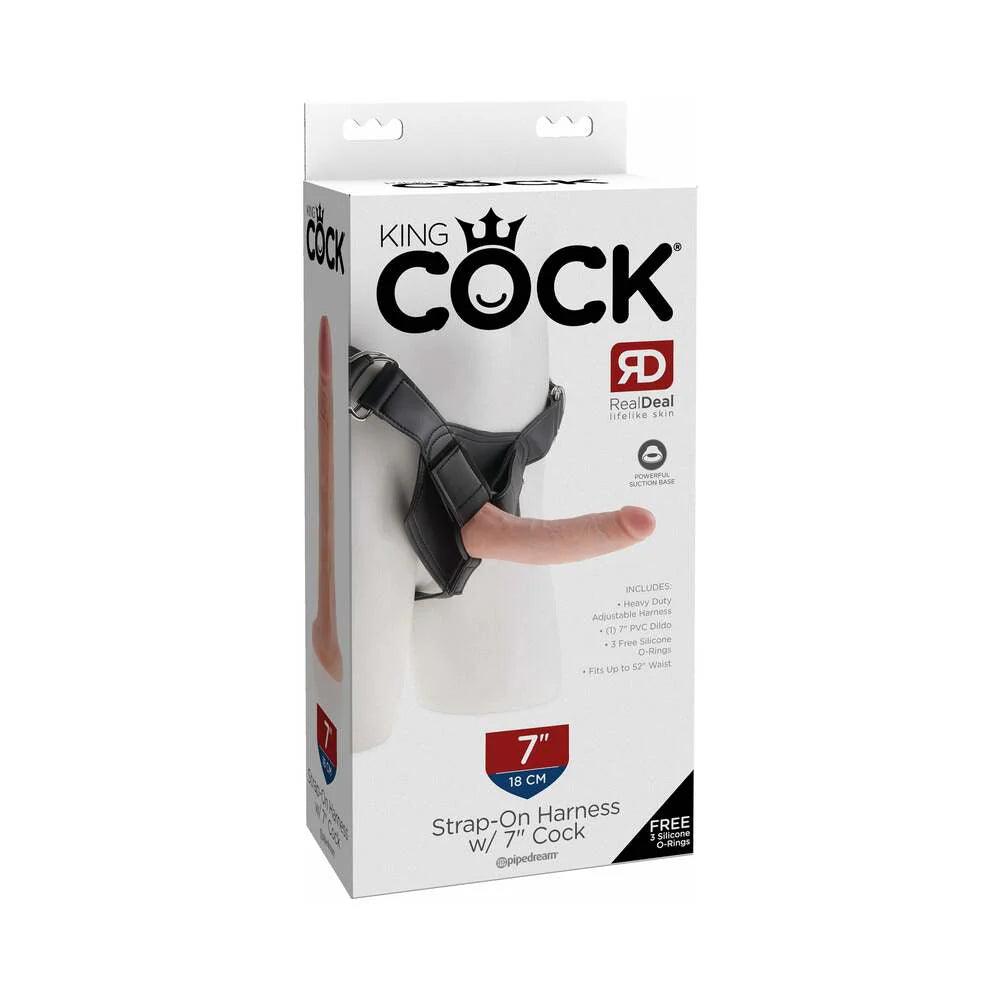 Pipedream King Cock Strap-on Harness With 7 in. Dildo - Buy At Luxury Toy X - Free 3-Day Shipping