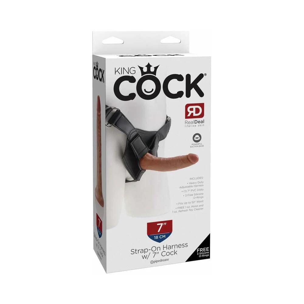 Pipedream King Cock Strap-on Harness With 7 in. Dildo - Buy At Luxury Toy X - Free 3-Day Shipping