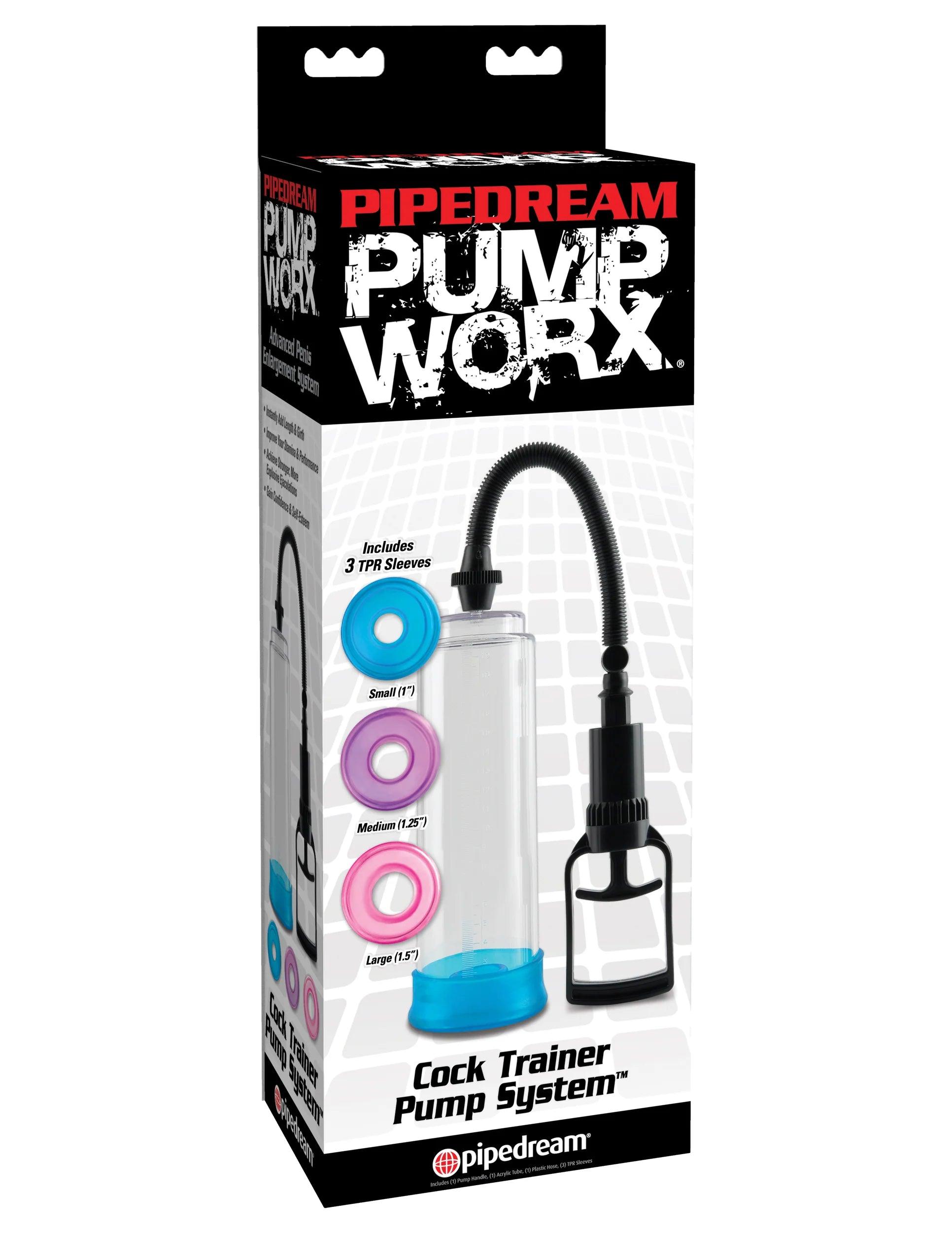 Pipedream Pump Worx 4-Piece Cock Trainer Pump System - Buy At Luxury Toy X - Free 3-Day Shipping