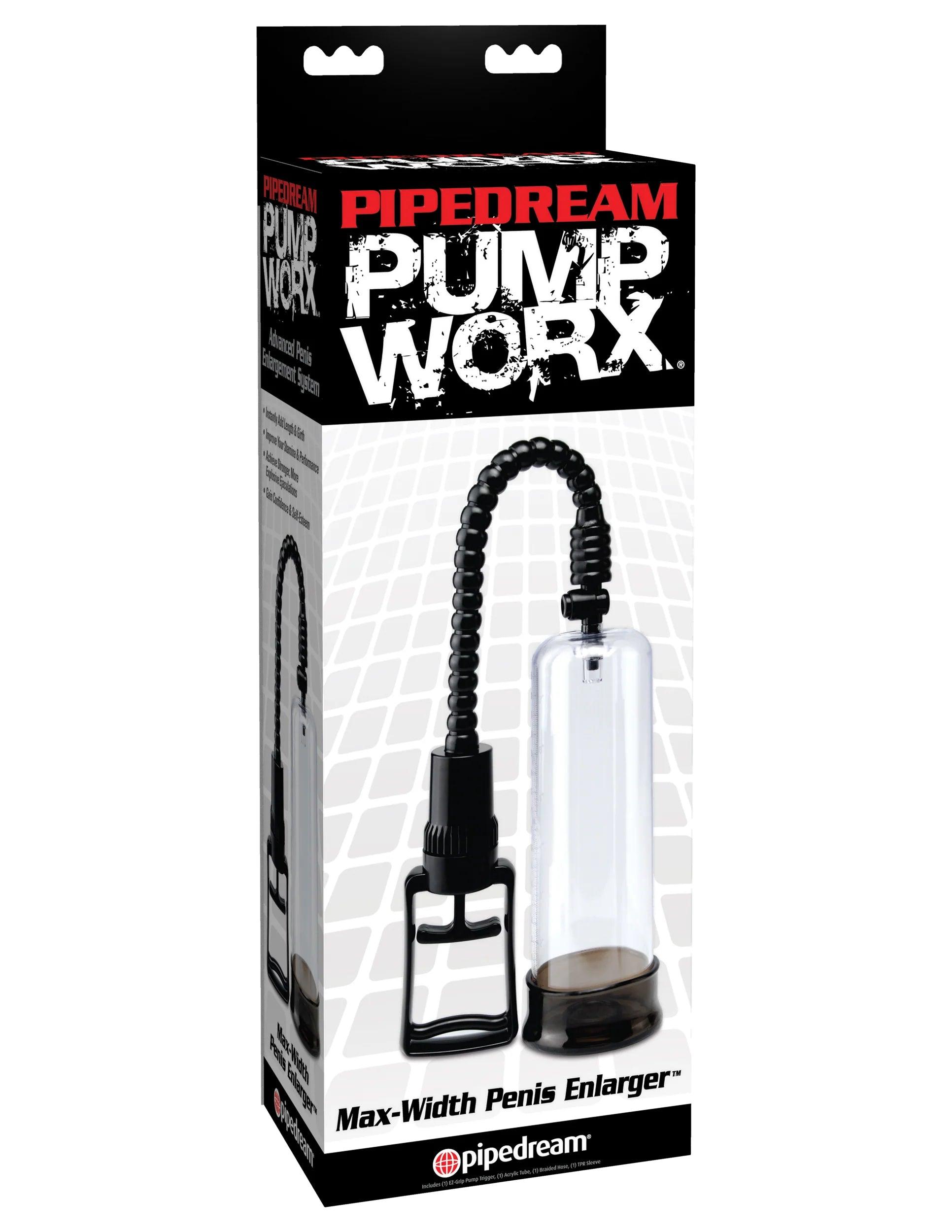 Pipedream Pump Worx Max-Width Penis Enlarger Pump - Buy At Luxury Toy X - Free 3-Day Shipping