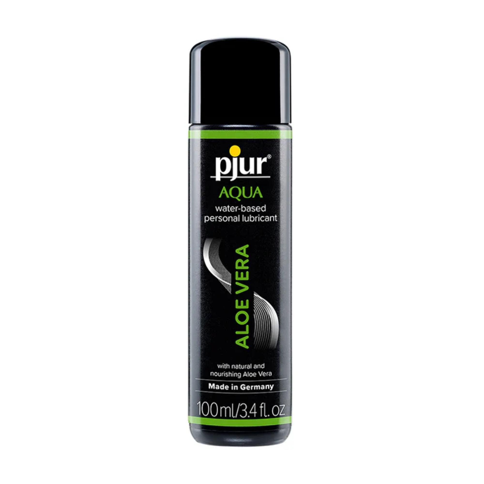 Pjur Aqua Aloe Vera Water-Based Personal Lubricant 100ml - Buy At Luxury Toy X - Free 3-Day Shipping