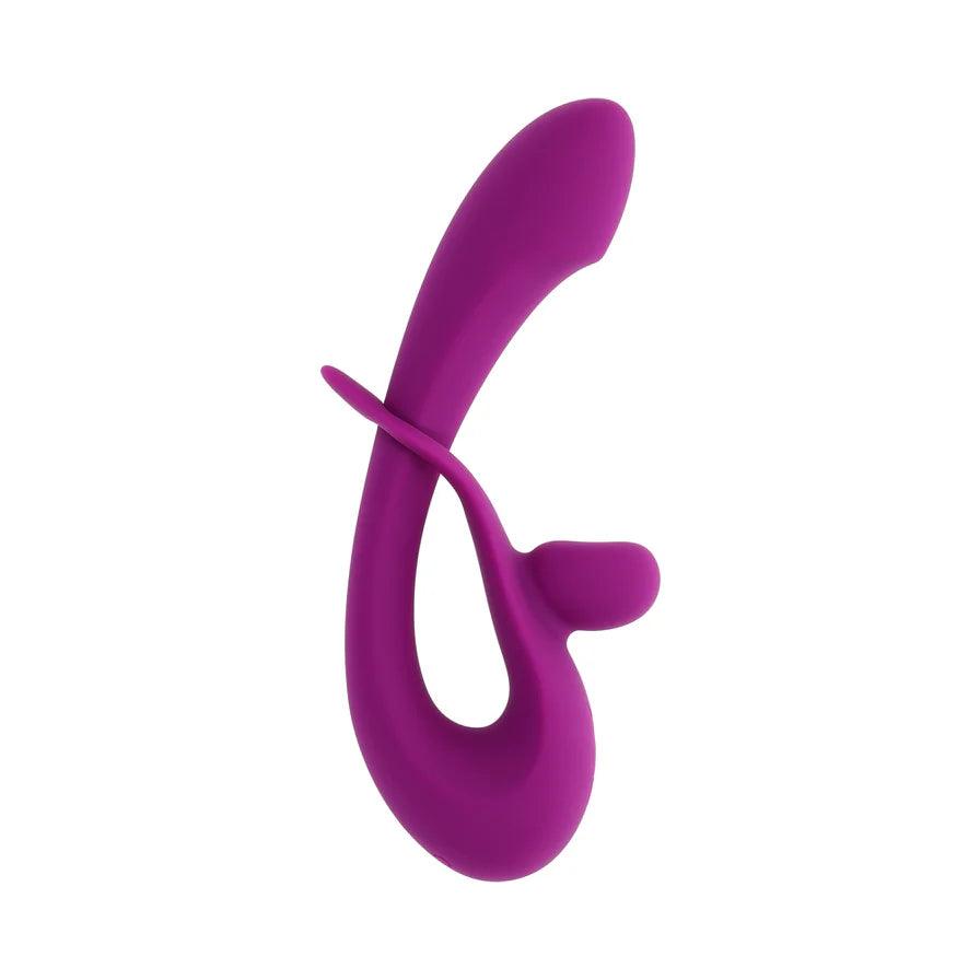 Playboy Cha Cha Slide Rechargeable Silicone Dual Vibrator - Buy At Luxury Toy X - Free 3-Day Shipping