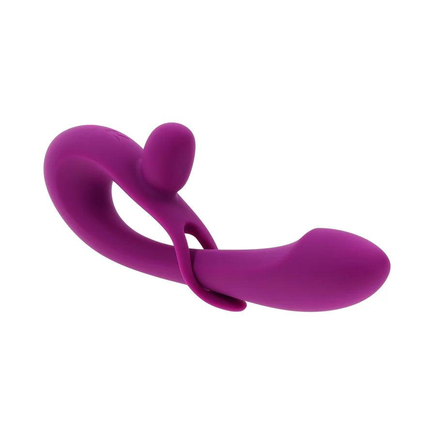 Playboy Cha Cha Slide Rechargeable Silicone Dual Vibrator - Buy At Luxury Toy X - Free 3-Day Shipping