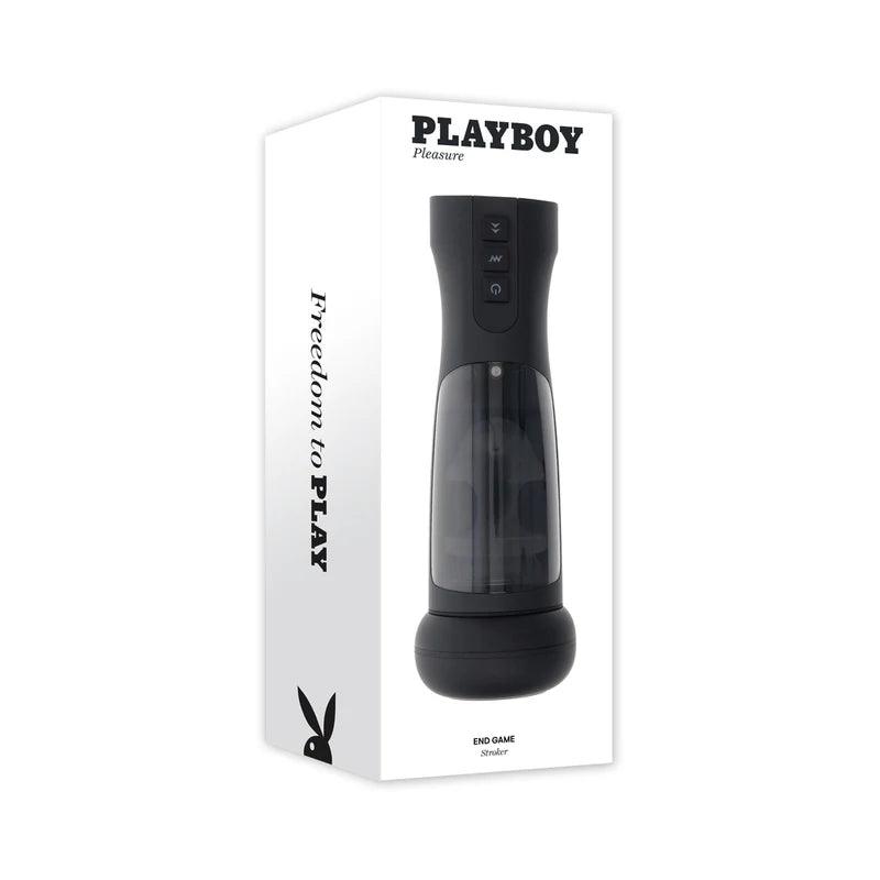 Playboy End Game Rechargeable Warming Stroker with UV Stand - Buy At Luxury Toy X - Free 3-Day Shipping