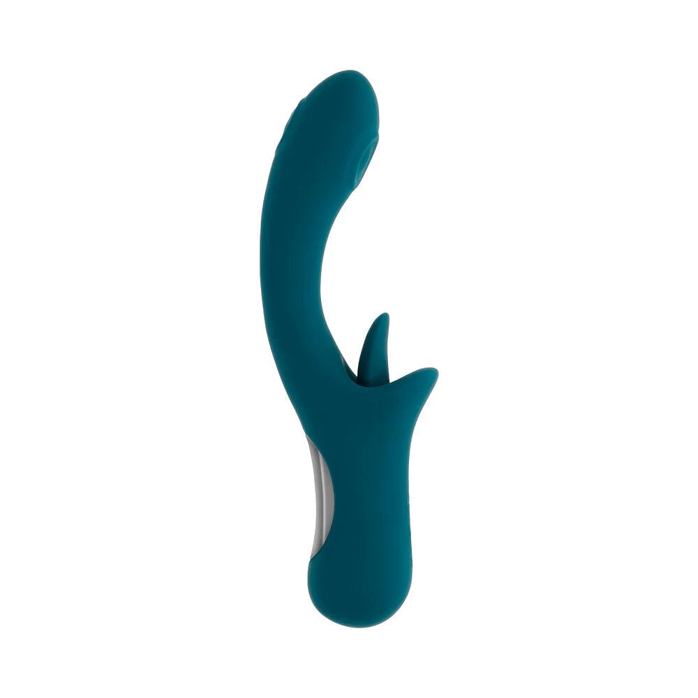 Playboy Harmony Rechargeable Silicone Vibrator with Clitoral Stimulator - Buy At Luxury Toy X - Free 3-Day Shipping