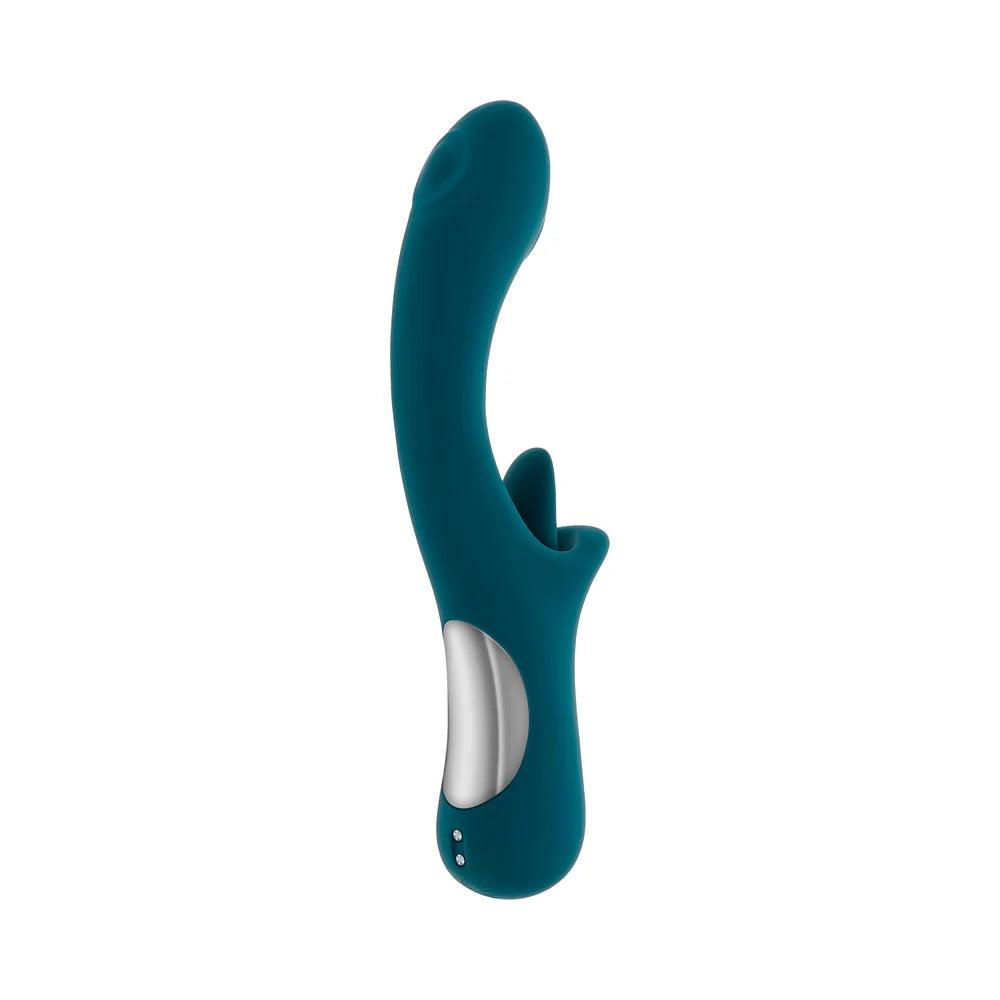 Playboy Harmony Rechargeable Silicone Vibrator with Clitoral Stimulator - Buy At Luxury Toy X - Free 3-Day Shipping