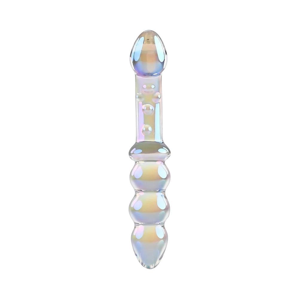 Playboy Jewels Double Glass Dildo - Buy At Luxury Toy X - Free 3-Day Shipping