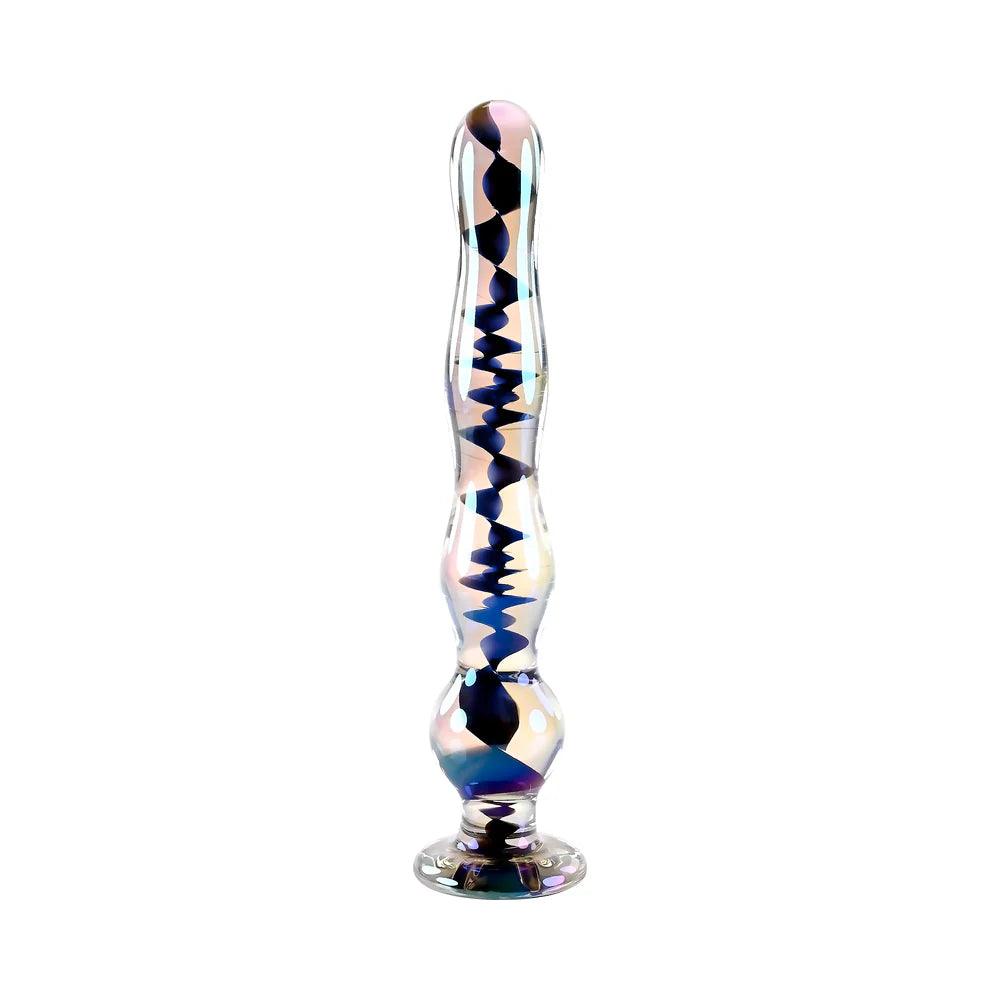 Playboy Jewels Wand Borosilicate Glass Iridescent - Buy At Luxury Toy X - Free 3-Day Shipping