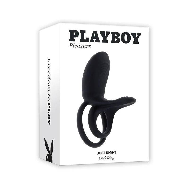 Playboy Just Right Rechargeable Silicone C-Ring - Buy At Luxury Toy X - Free 3-Day Shipping