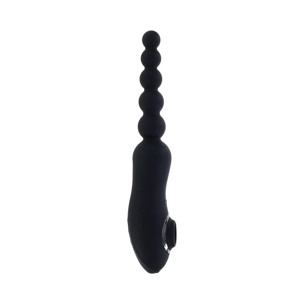 Playboy Let It Bead Rechargeable Flexible Dual-Ended Anal Vibe with Suction - Buy At Luxury Toy X - Free 3-Day Shipping